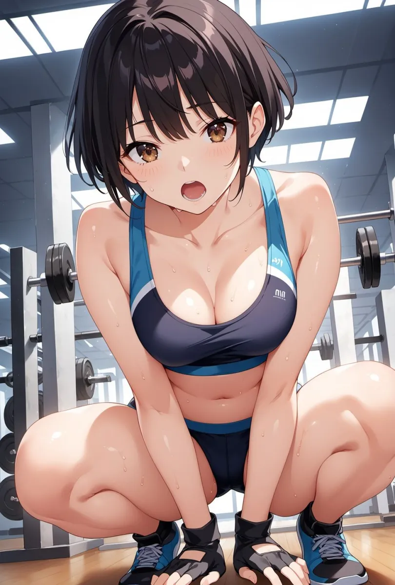 スポーツ女子がパーソナルジムで受けた性指導で堕ちる