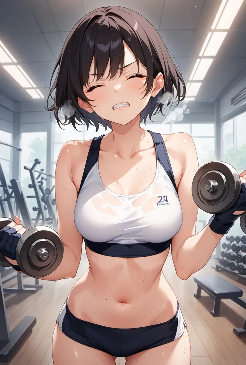 スポーツ女子がパーソナルジムで受けた性指導で堕ちる