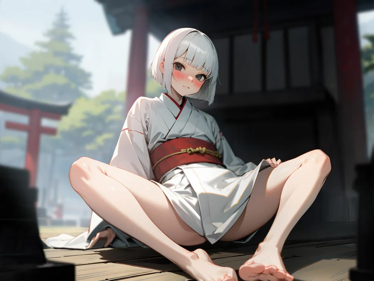 ロリ神さまに童貞を捧げたいと祈ったら…受肉してキツまん憑依！悲願達成なま卒業えっち♪