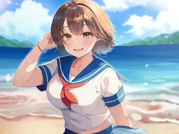 南の島の無垢な従妹がセーラー服の似合うムチムチ巨乳JKに成長していて、俺はもうガマンできない