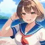 南の島の無垢な従妹がセーラー服の似合うムチムチ巨乳JKに成長していて、俺はもうガマンできない