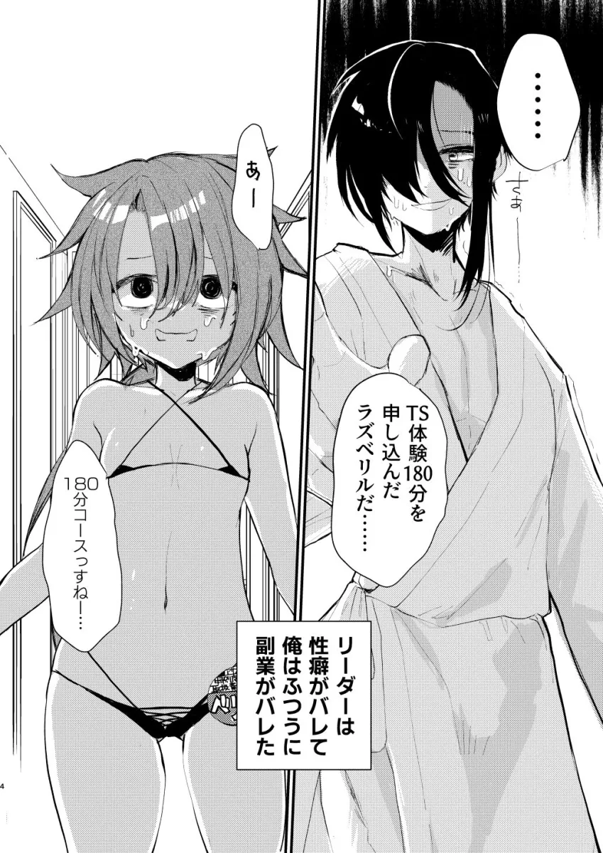 転性風俗TS体験コース180分9800G友人付き。