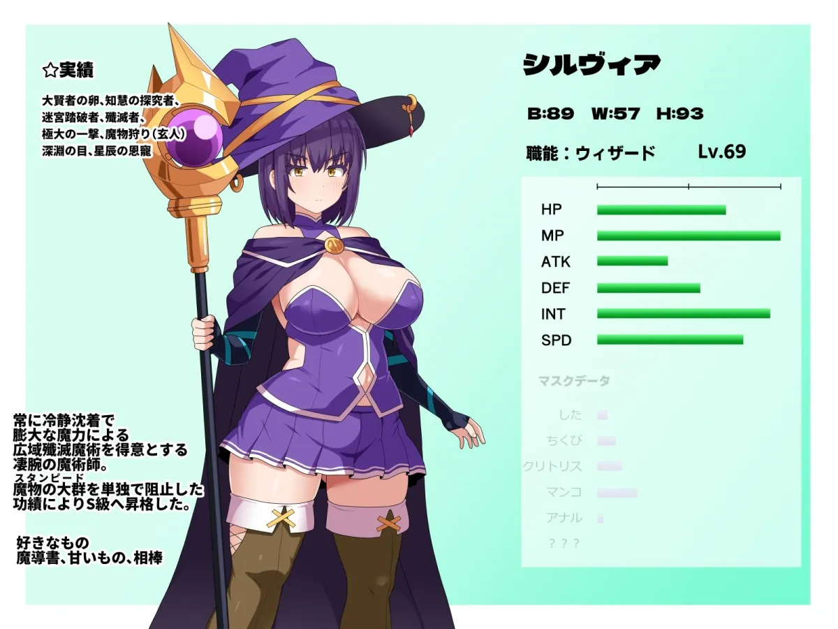 S級冒険者の無様な敗北〜おほ！生やされたフタナリチンポから魔力射精ちゃう！〜