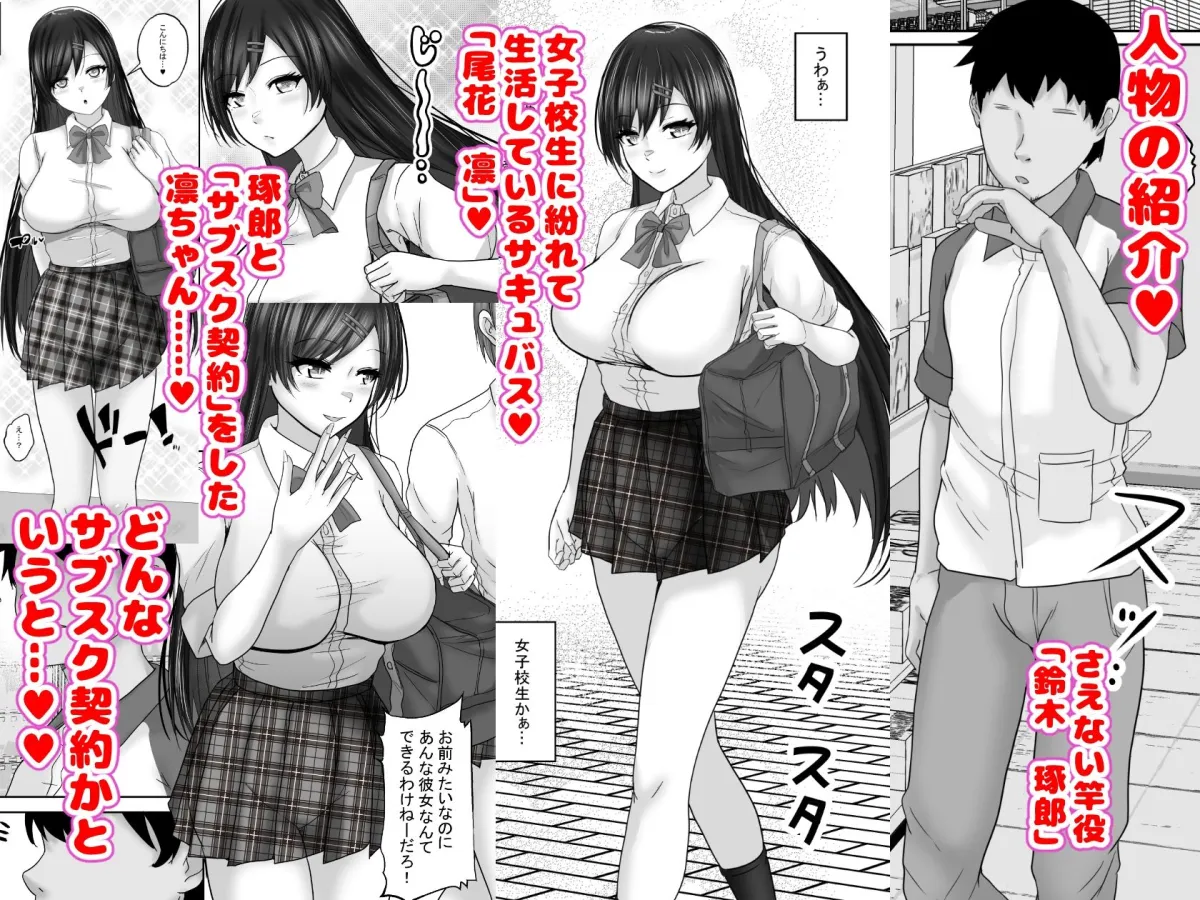 サキュバス・セックス・サブスクリプション    人生負け組童貞の僕が、巨乳サキュバスと生中セックスし放題のサブスク契約で、人生勝ち組に！