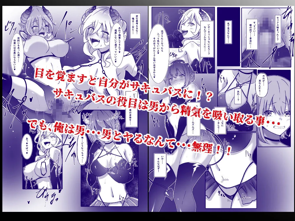 サキュバスになった日  淫魔転生契約