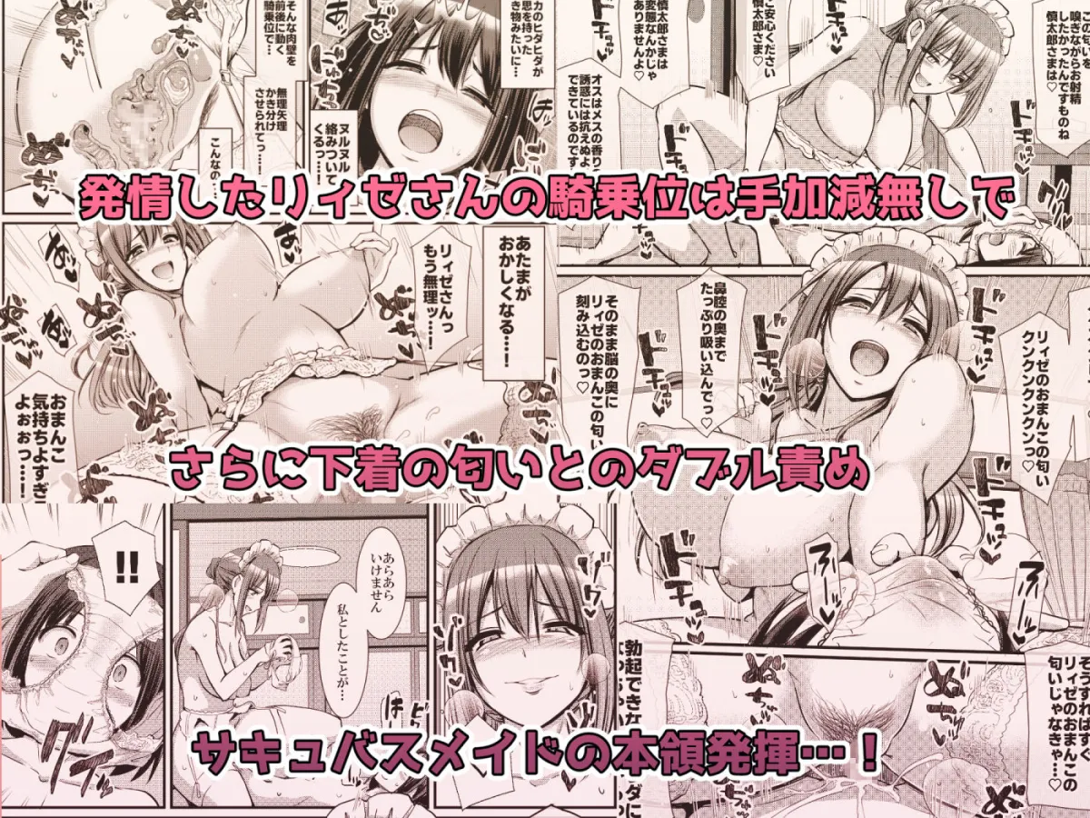 あまあまサキュバスメイドリィゼさん2