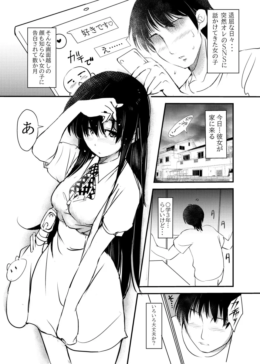 ネット彼女を家に呼んだら妹だったので…実妹交尾した話