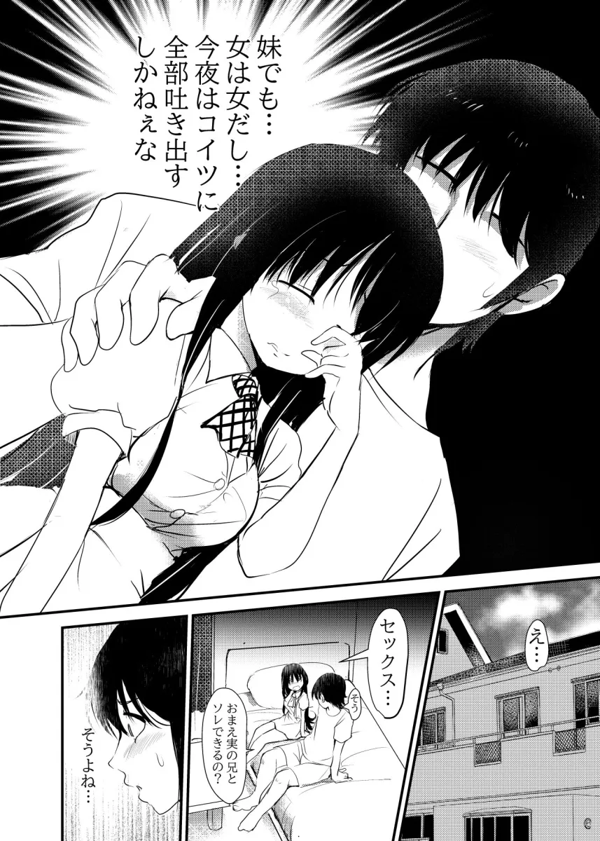 ネット彼女を家に呼んだら妹だったので…実妹交尾した話