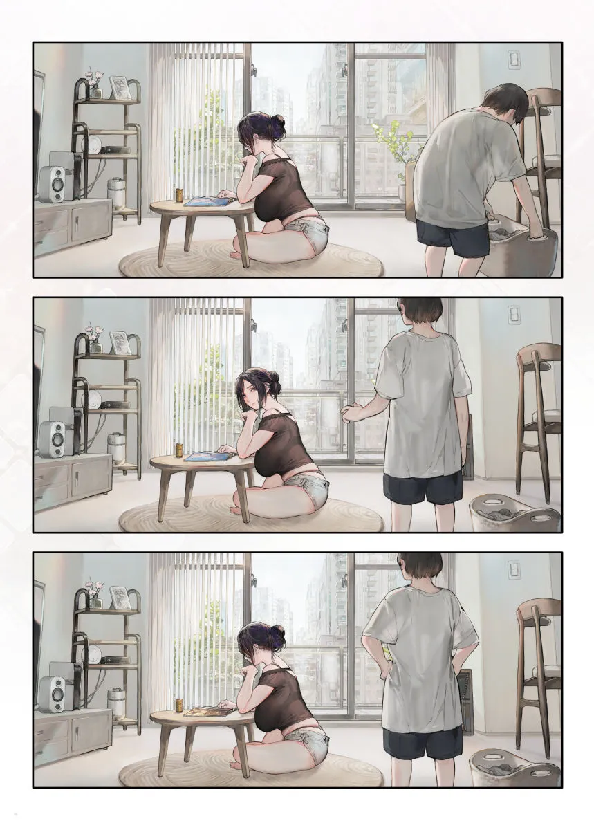 ご近所の奥さん休みの日は家で暇そう