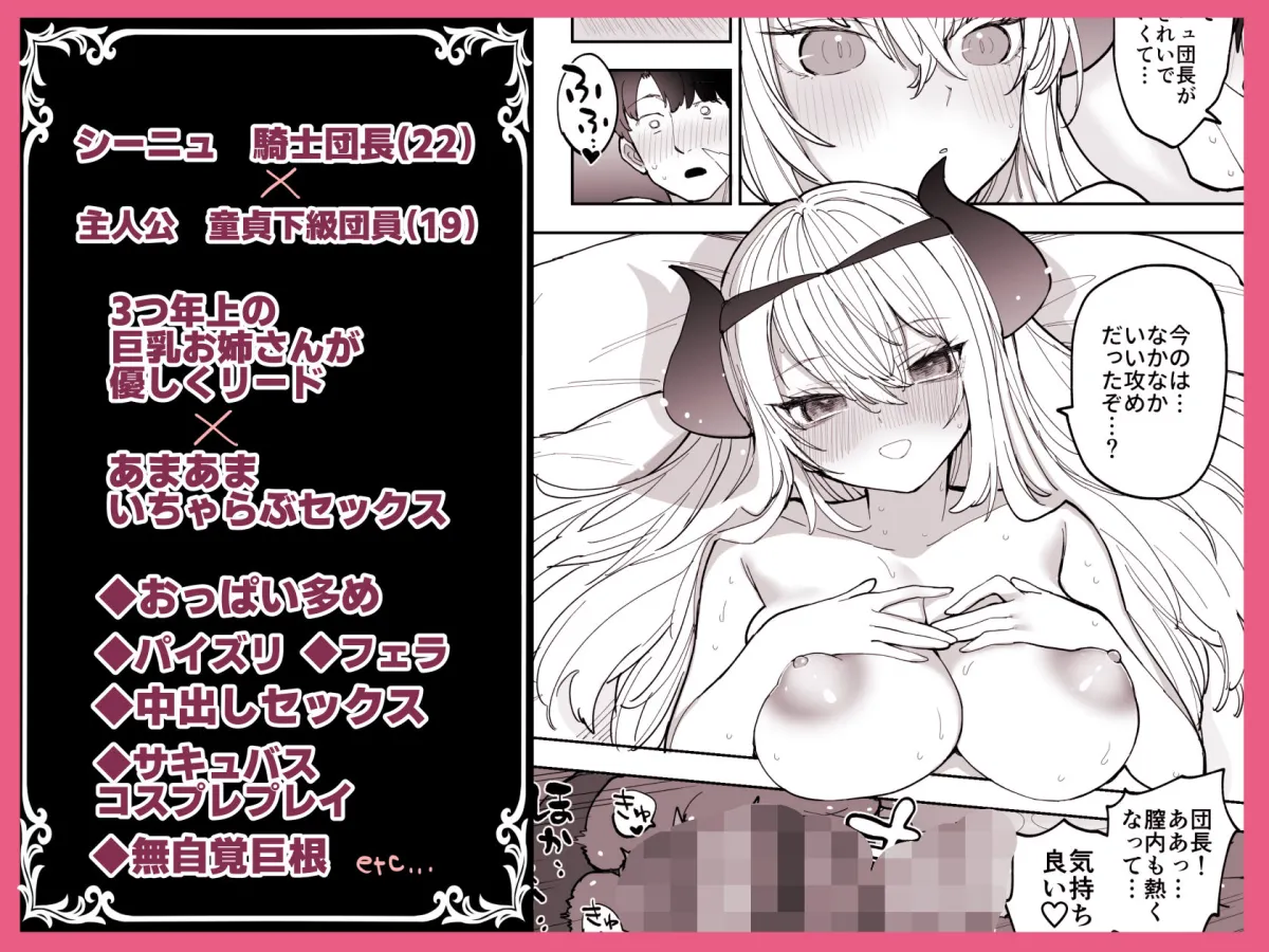 王国騎士団長の対サキュバス特訓1