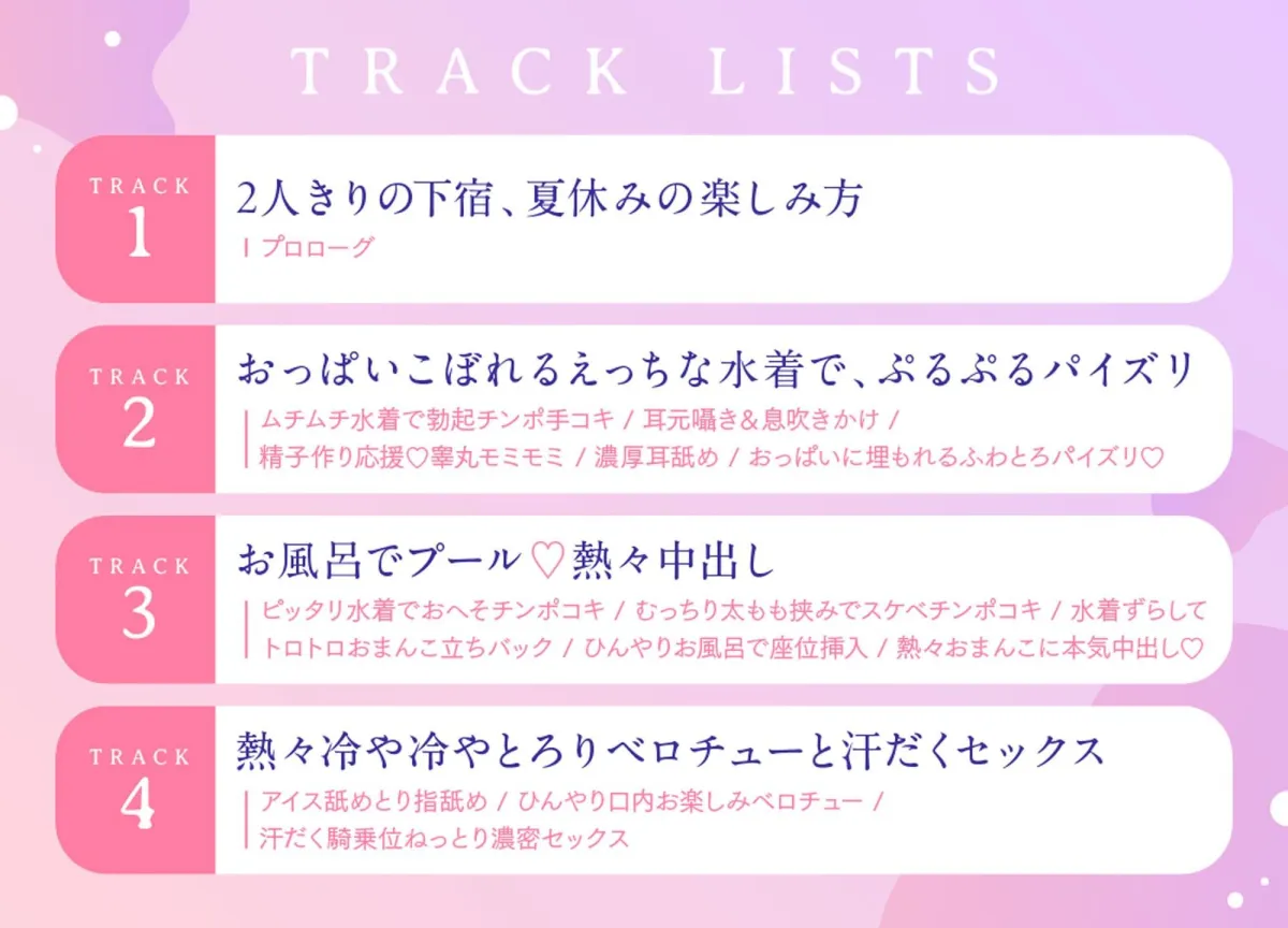 【ぼくの下宿性活ASMR】えっちなお姉さんと濃密ねっとり中出し夏セックス〜ぜんぶ私がお世話してあげるね〜