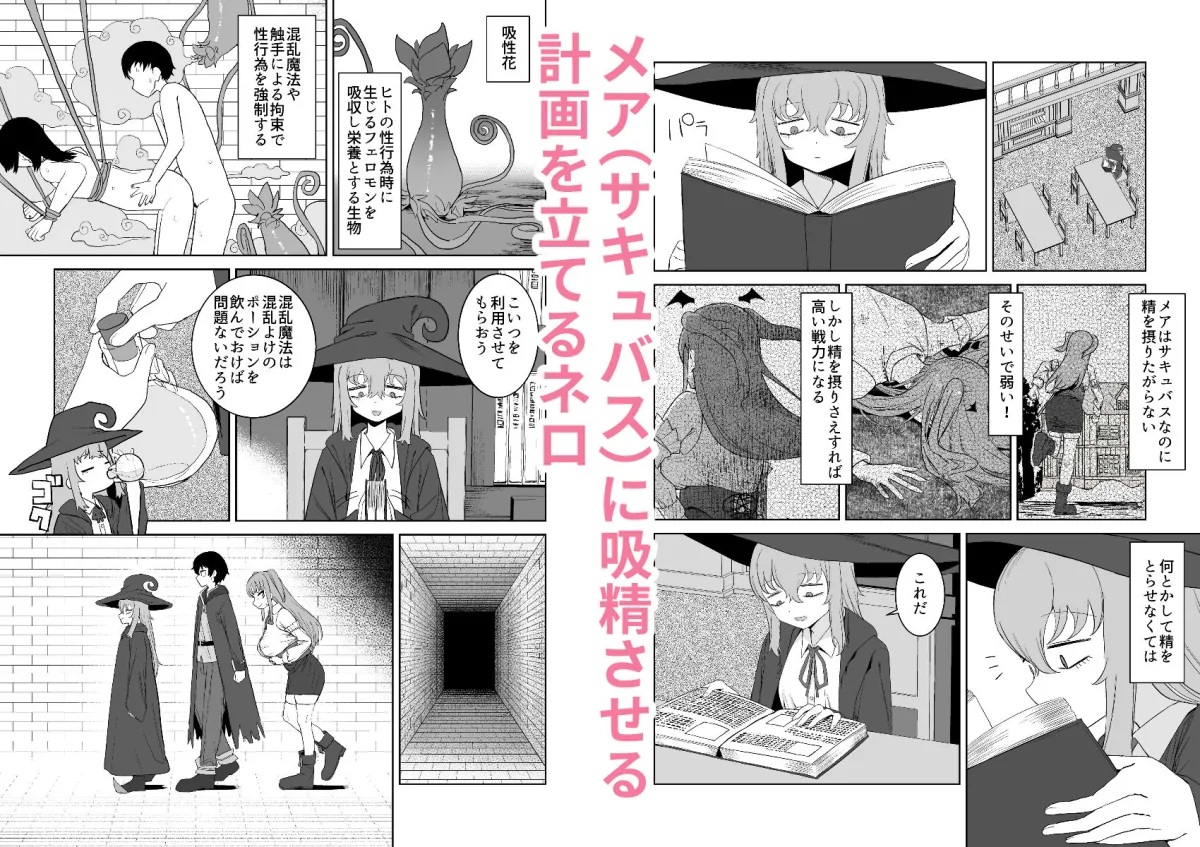 サキュバスが混乱している間に