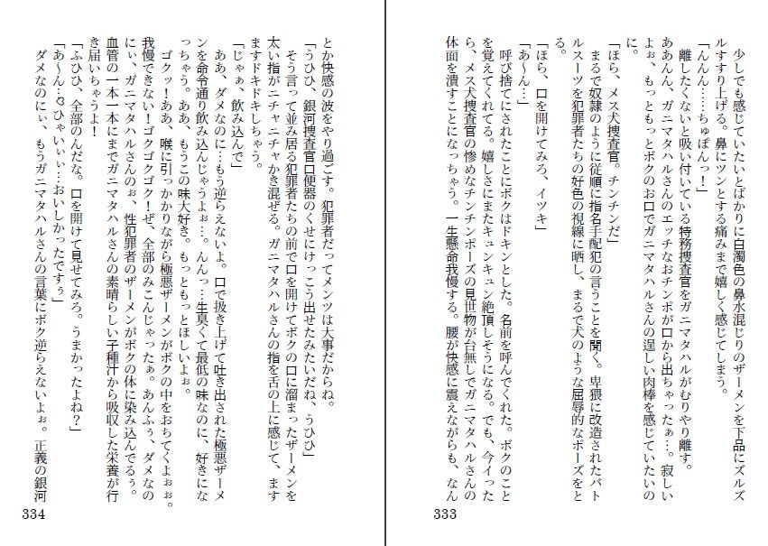 悪徳の栄える街で洗脳敗北した女捜査官達