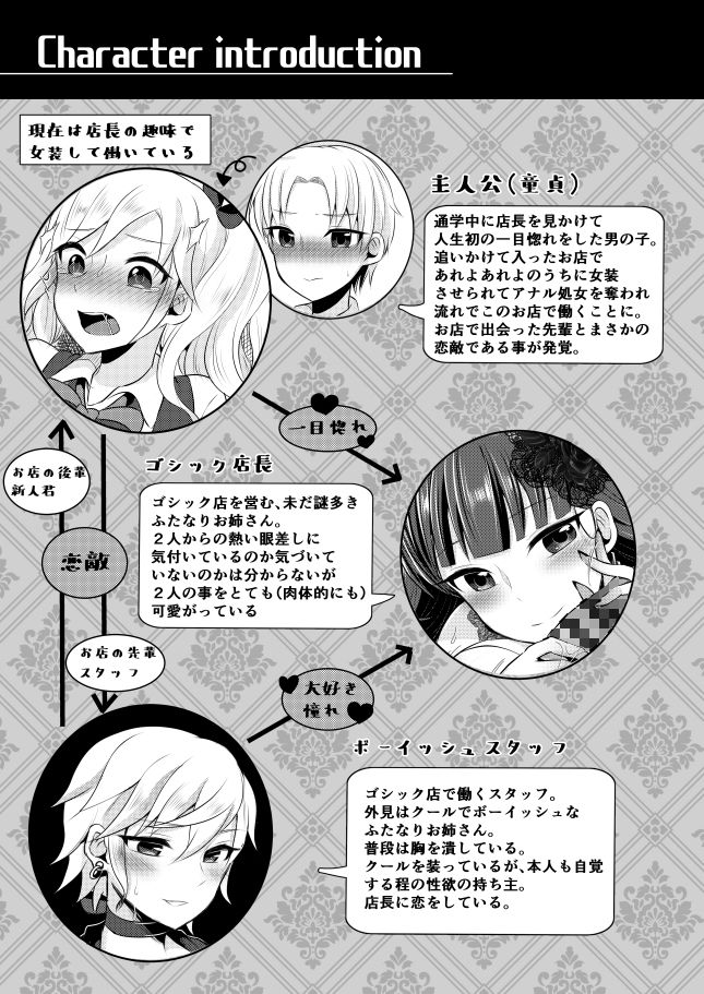 僕が一目惚れしたゴシックお姉さんはふたなりだった件3