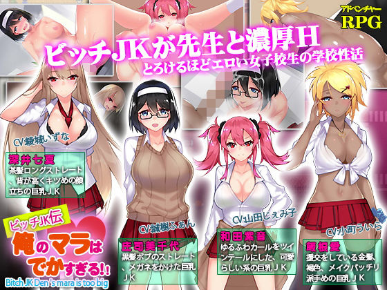 ビッチ●●伝 俺のマラはでかすぎる