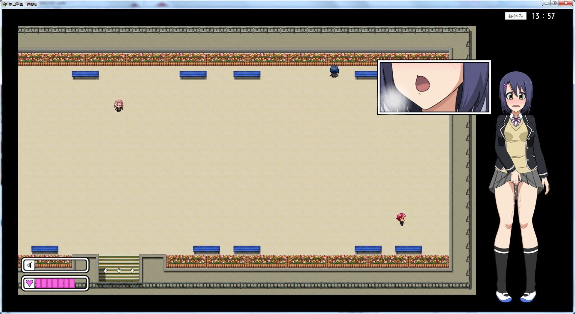 露出学園【スニークアクション露出プレイングゲーム】