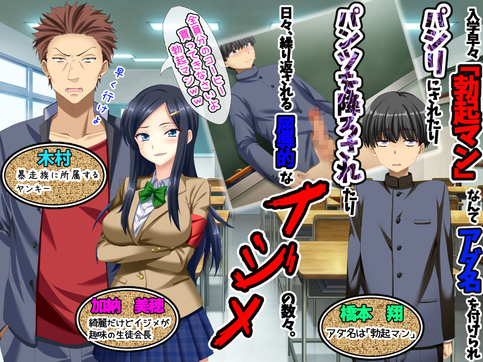 僕をイジメていた生徒会長に金の力で復讐し孕ませるまでのお話。