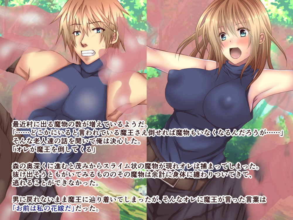 敗北勇者の女体化エンド