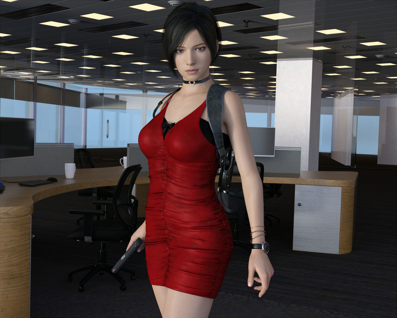 3DCG即ヌキ主観動画RE1 強気な彼女のメス顔