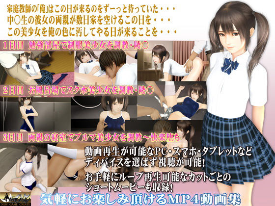 調教レッスン ●●美少女を3日間、嬲り尽くす