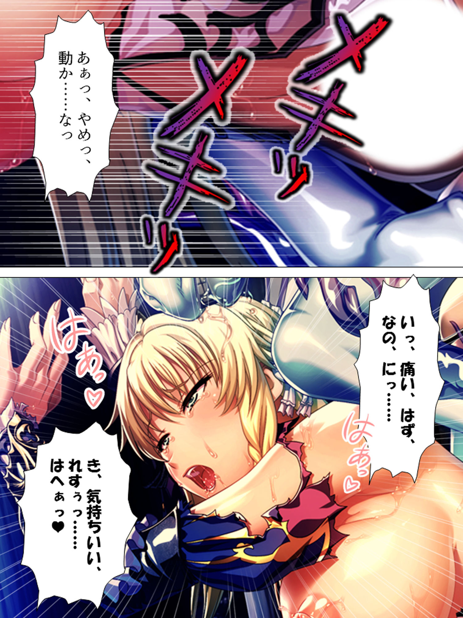 聖少女の務め。触手に蹂躙され快楽に支配されていく 上