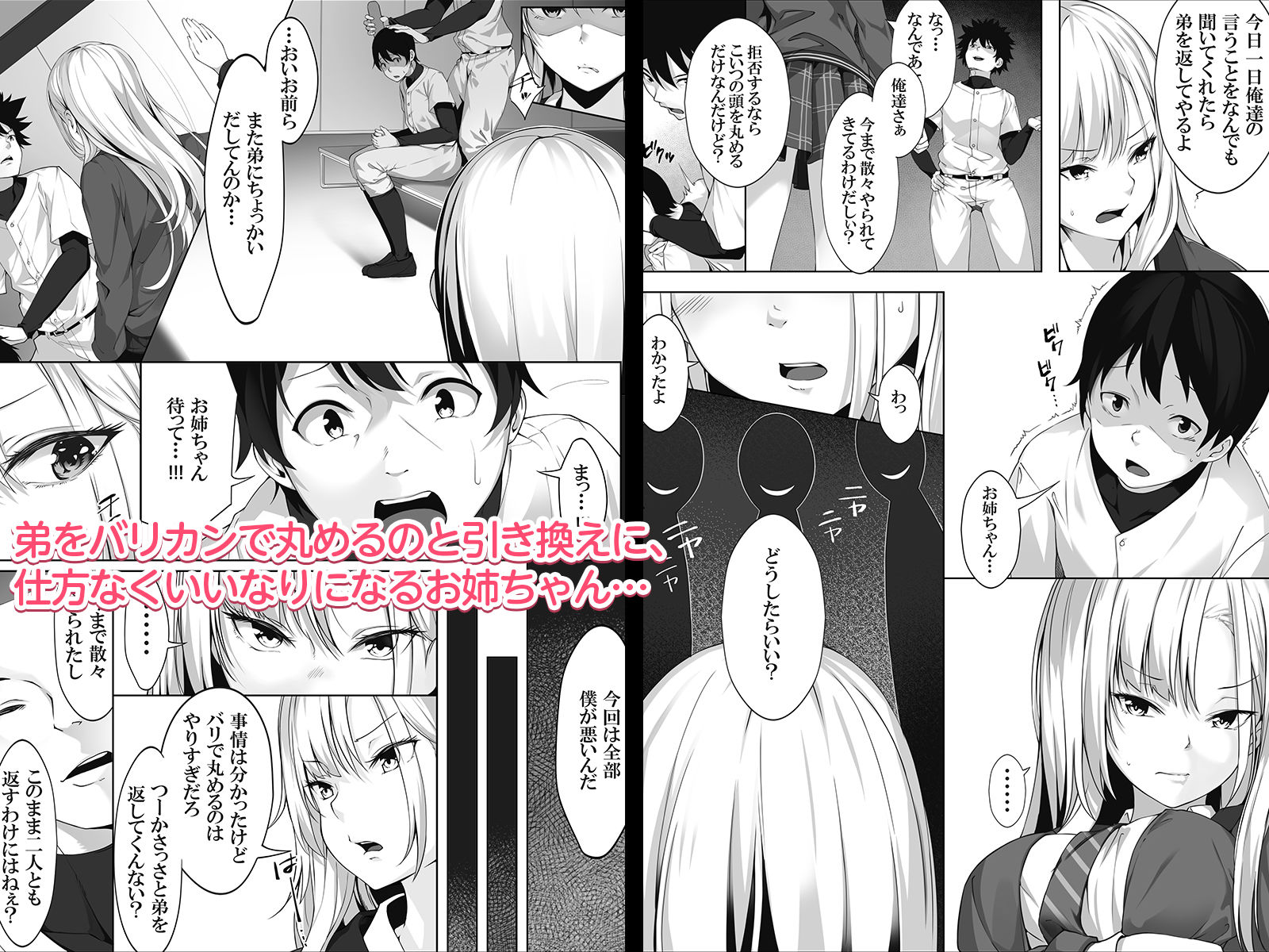 少し怖いけど大好きなお姉ちゃんが僕の為に犯された日の話