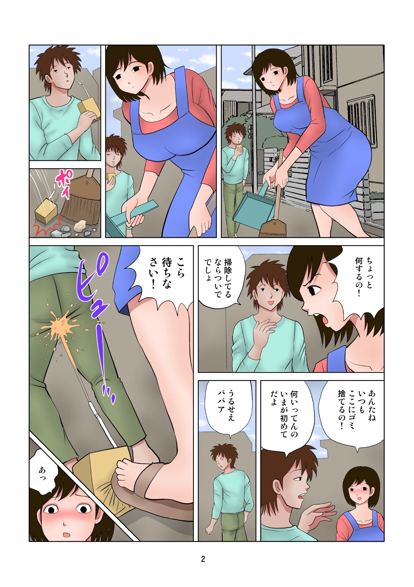 近所のお掃除おばさん