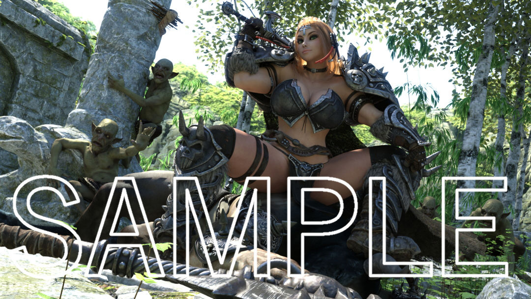 剣の女王 ～発情魔法に完全敗北、絶体絶命ゴブ輪姦！～