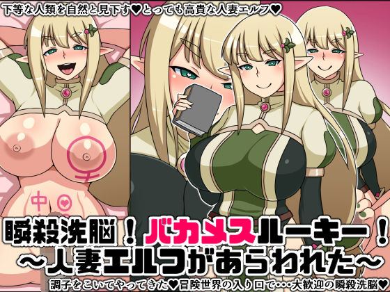 瞬殺洗脳バカメスルーキー！～人妻エルフがあらわれた～