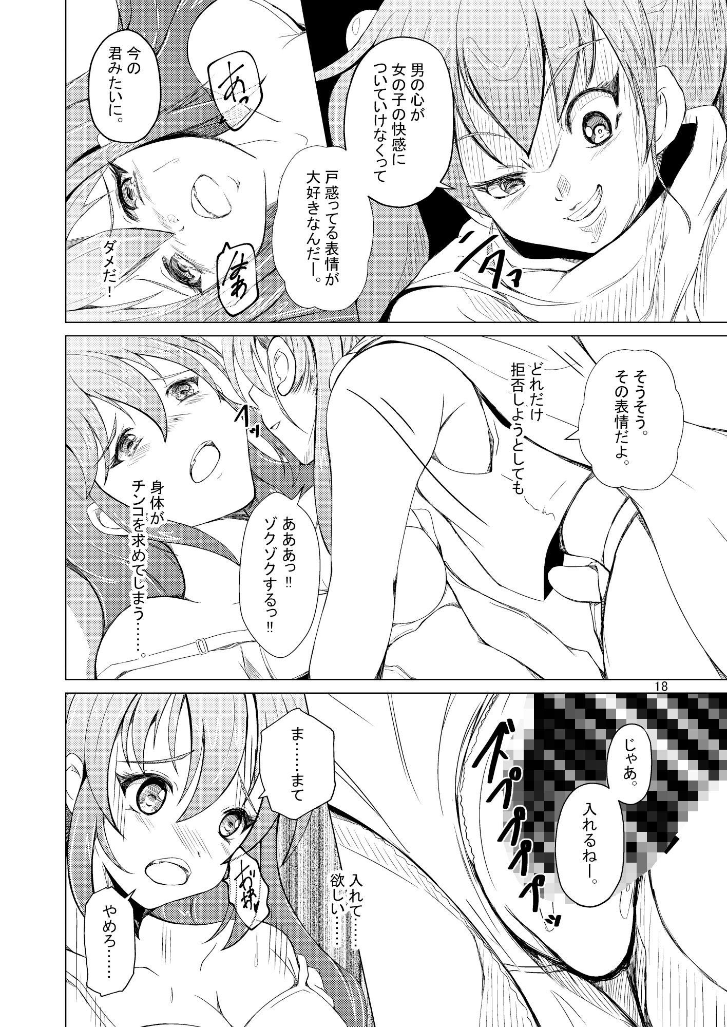 TSさせられたあげく男の娘に犯された、オレは。