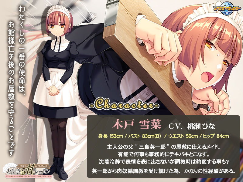 可愛めMメイドさんのお仕事SMレッスン～ご一族に伝わる秘技を、先代様に代わってご伝授いたします～