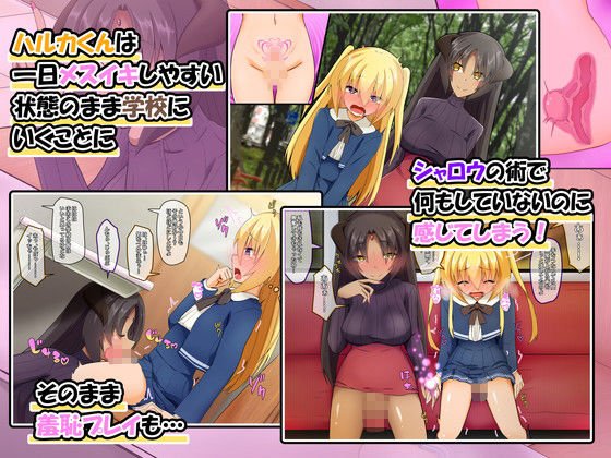 ふたなりサキュバスさんと一日メスイキ！男の娘くん