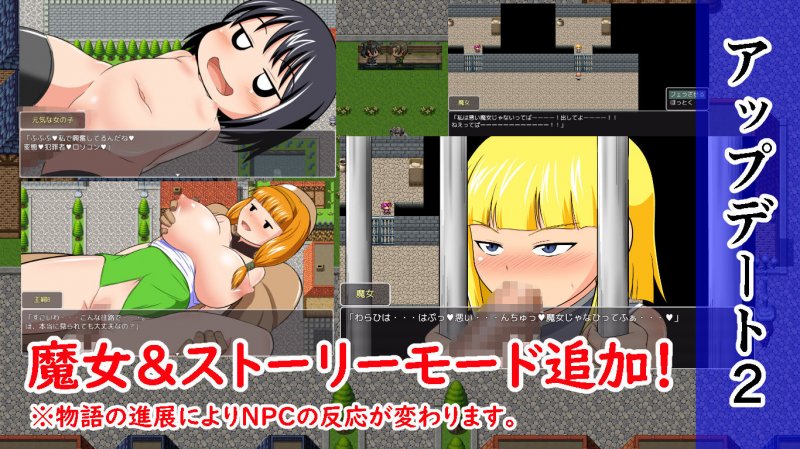 NPC姦！ゲーム世界の女の子達を犯して回れ！！