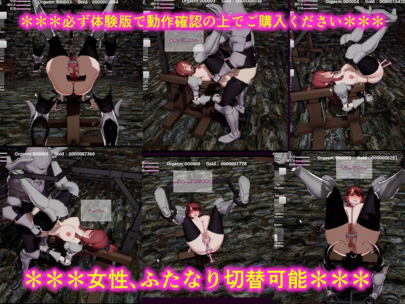 女騎士アメリアと闇の組織 ～リアルタイム3D拘束シミュ～