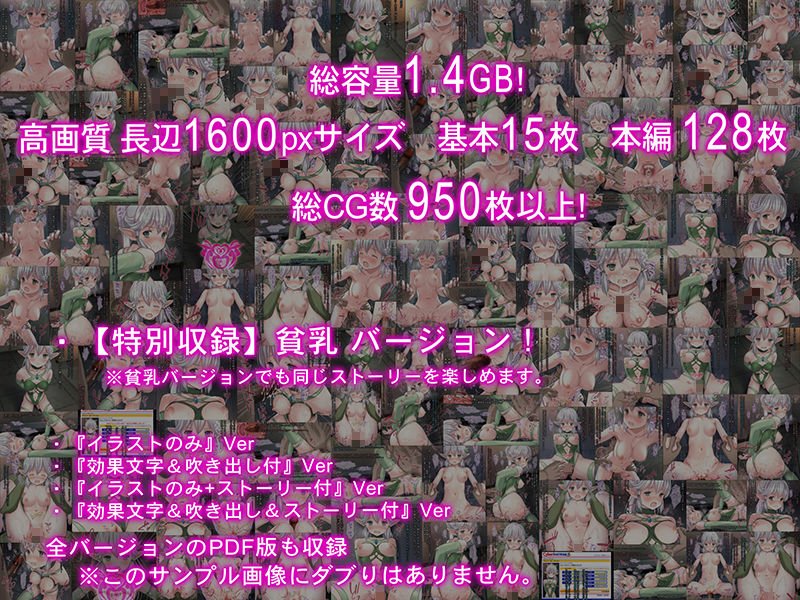 アングラネットオークション～気高い姫騎士純潔エルフを異種姦目的で落札し無理矢理孕ませ種付セックスした結果www～