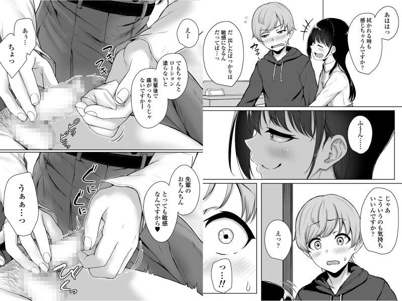 イジワルであまあま～後輩彼女に手コキで愛されるお話～