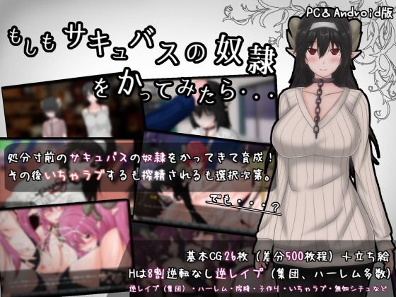 もしもサキュバスの奴隷をかってみたら・・・