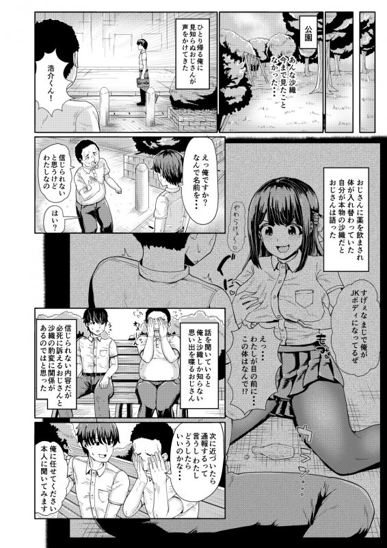 彼女とおじさんの身体が入れ替わるTSF