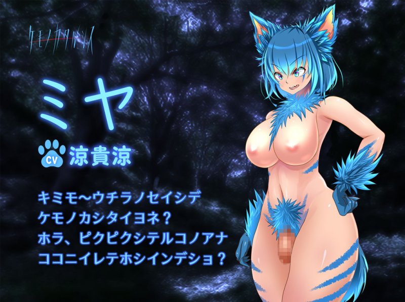 ケモノカタルシス～異世界言語のふたなり獣娘に襲われて荒々しく中出しされてしまう音声～