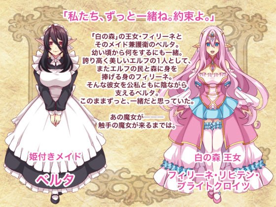 エルフ触手陵辱～触手の魔女とエルフ姫編～