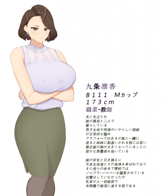 爆乳母娘は乳首が弱すぎる