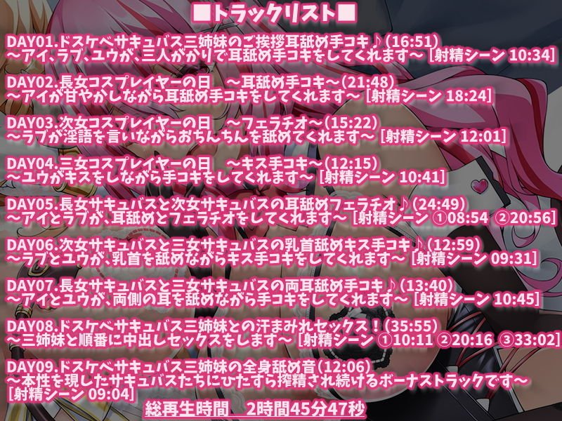 サキュデリ♪ ～ドスケベコスプレイヤー三姉妹が家に来た！～