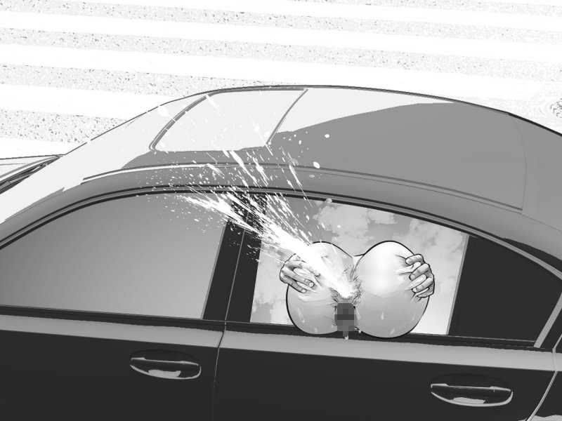 －樋■円香－交際バレ、後部座席で寝取られ調教