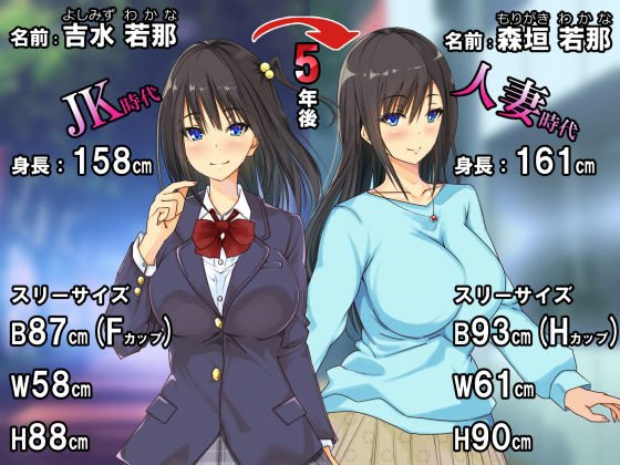 5年前にハメられたJKがその後、人妻になって完全メス堕ち！～淫らな体に成長した少女～