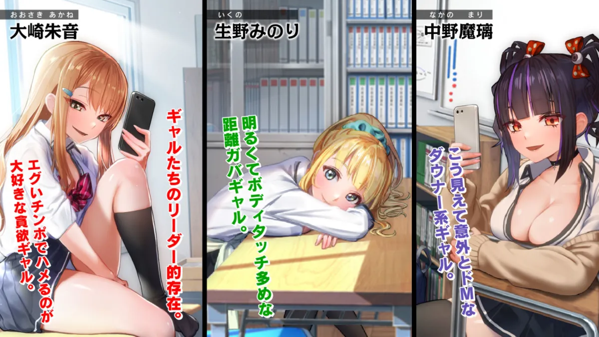 ギャルハーレム～生中出しし放題のエッチなマンコたち～