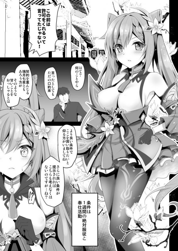 刻晴の性処理奴隷契約～契約だからってこんなの聞いてないわよ！～