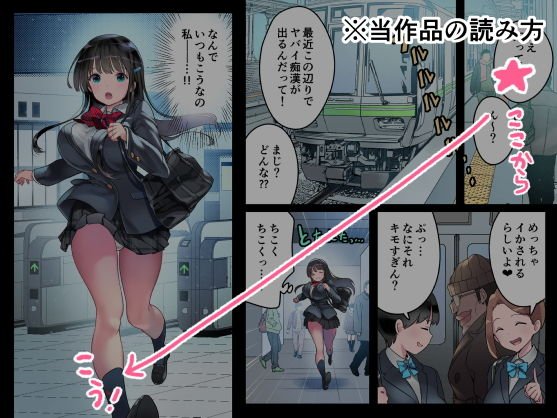 JK中出し痴漢電車～メス堕ち路線肉オナホ逝き～