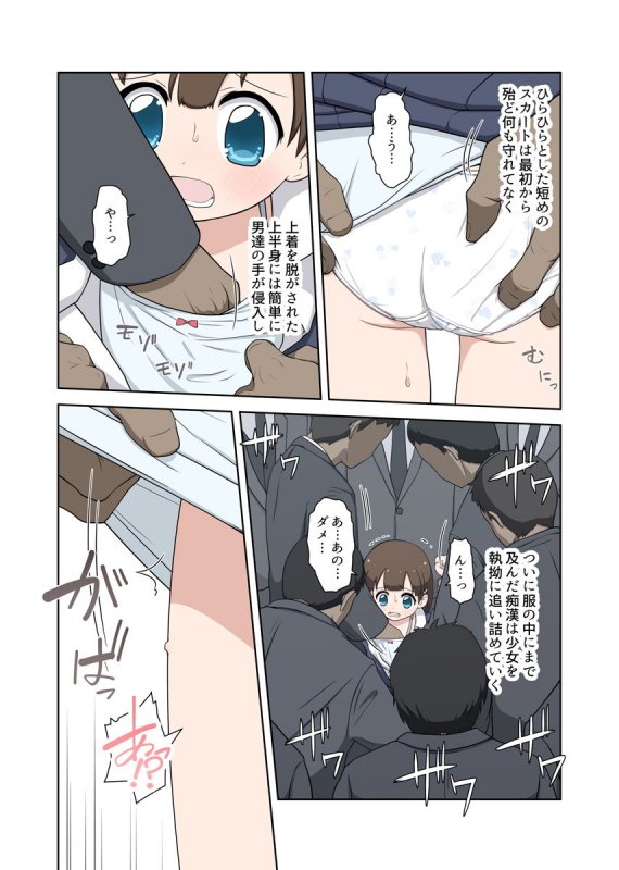 無法地帯行き集団痴漢列車