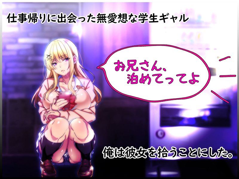 拾った家出ギャルがエッチすぎてヤバい ～ダルそうな態度からは想像もつかない大胆で積極的なプレイに俺の射精が止まらないっ～