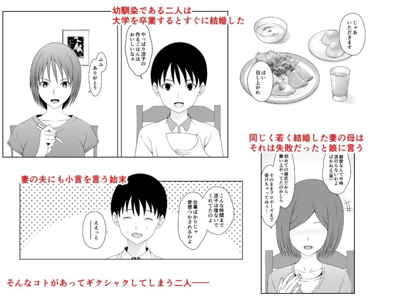 妻は何処に～夫としか恋愛シテいない彼女の後悔～